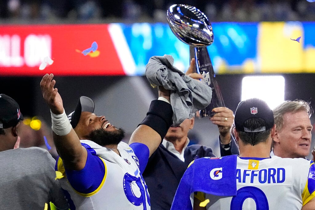 Super Bowl 2022: The Los Angeles Rams Win Vince Lombardi Trophy