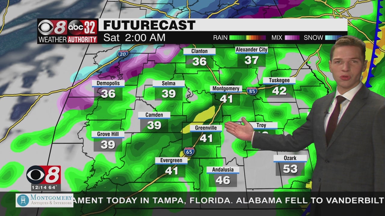 Severe Storms Possible Late Friday, Weekend Cold Blast - WAKA 8