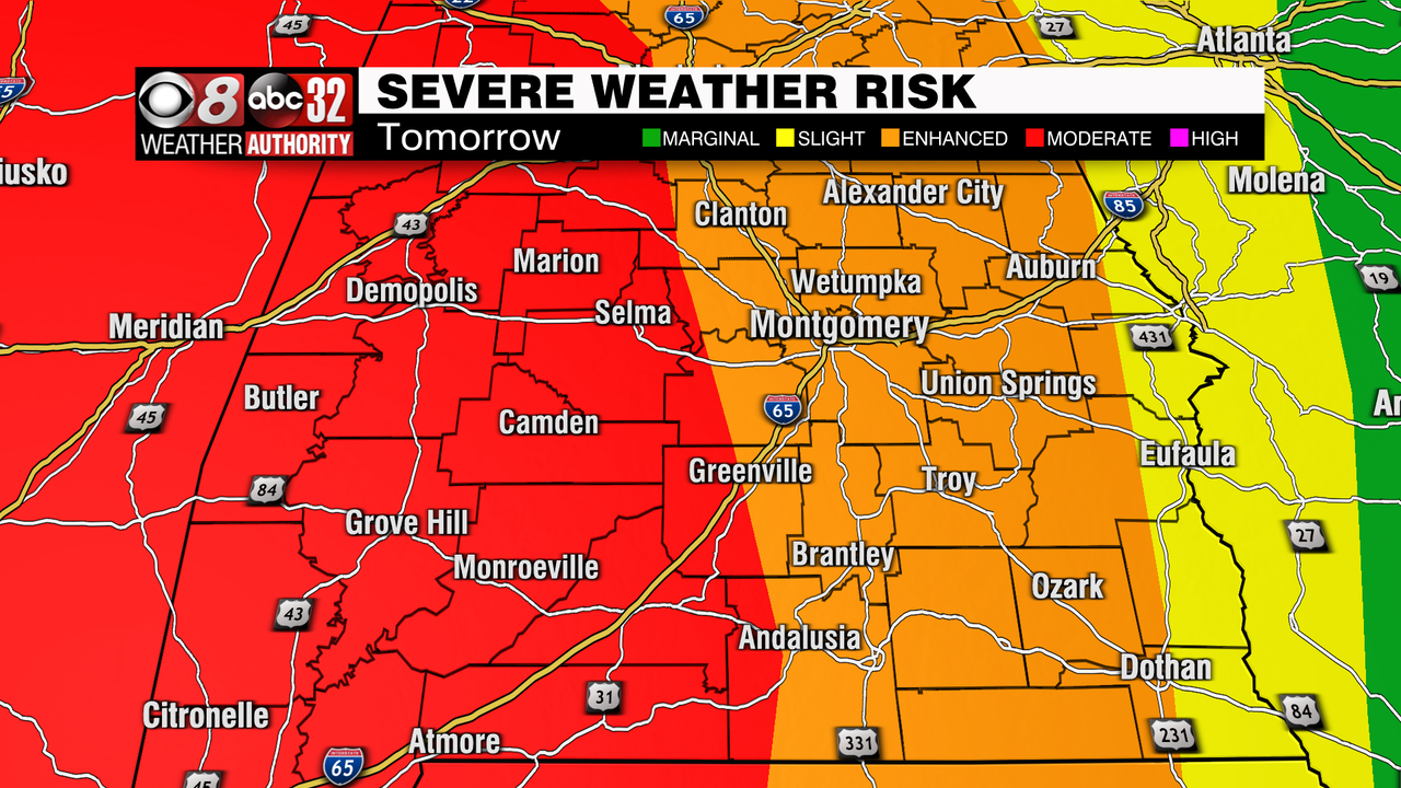 Strong To Severe Storms Likely Wednesday Night Into Thursday Morning ...