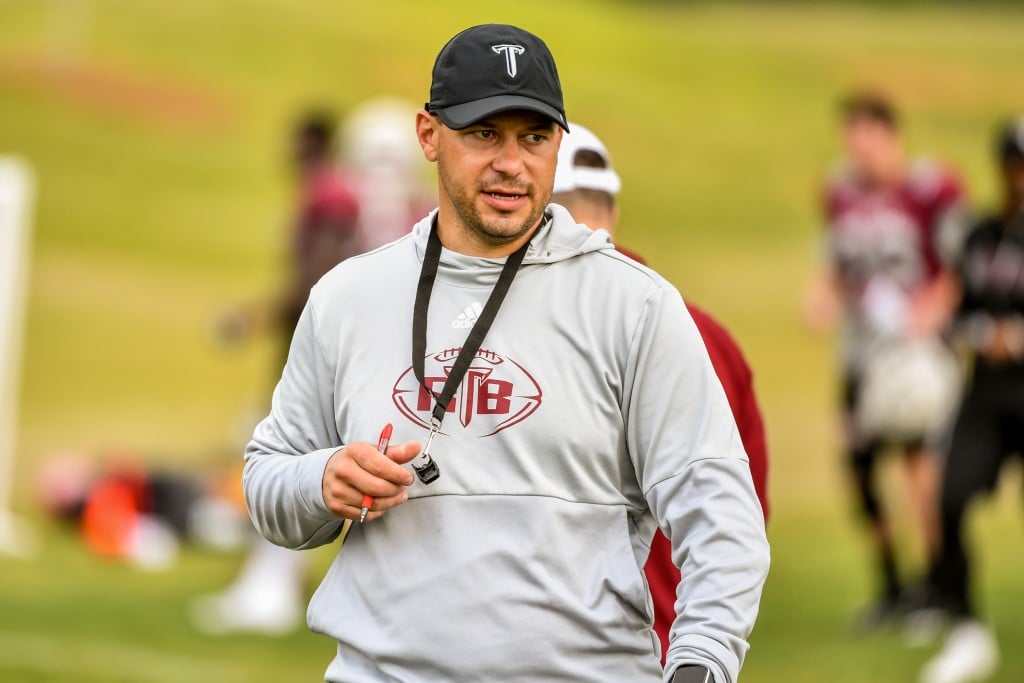 Troy Football Spring Practice