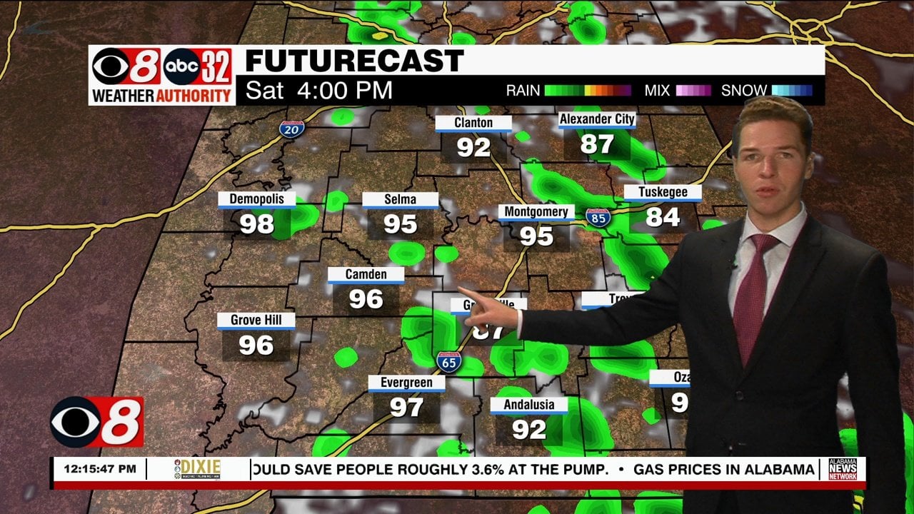 Near-Record Heat Through Friday, Some Weekend Rain - WAKA 8