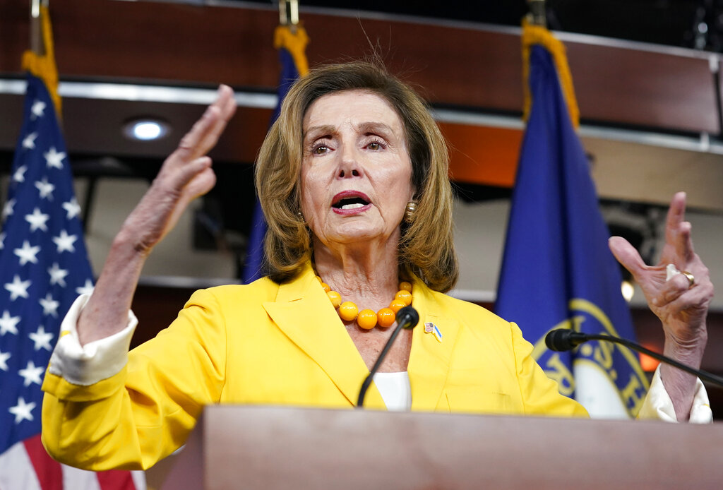 House Speaker Nancy Pelosi Of Calif.