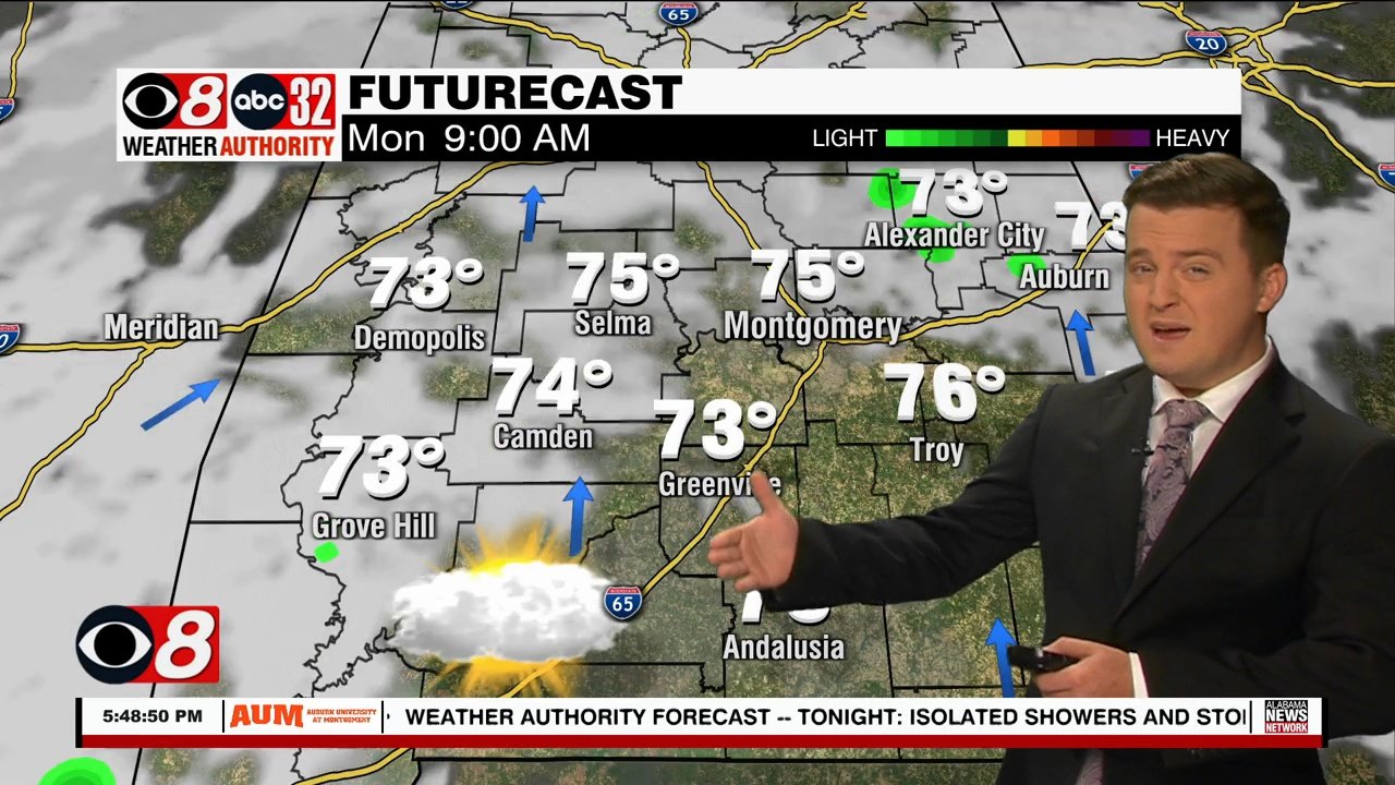 Rain Remains In The Forecast This Week - WAKA 8