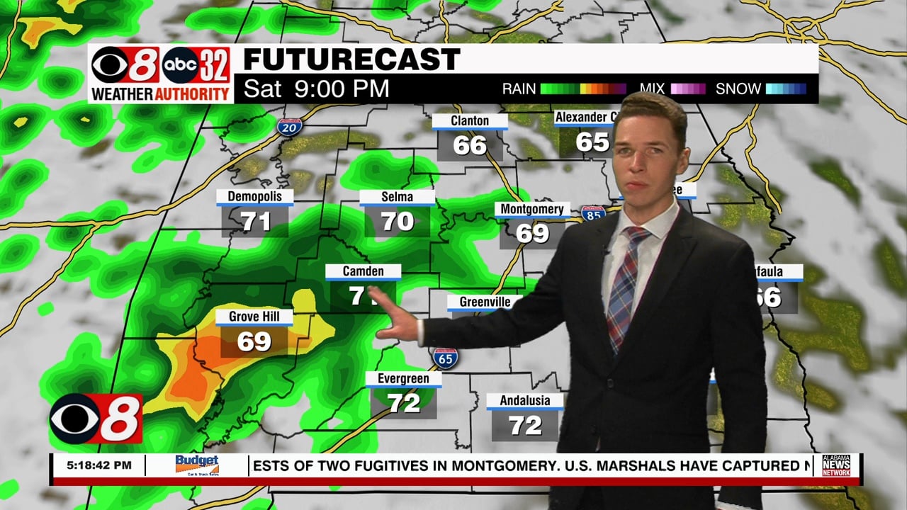 Rain And Some Storms This Weekend, Drier Next Week - WAKA 8
