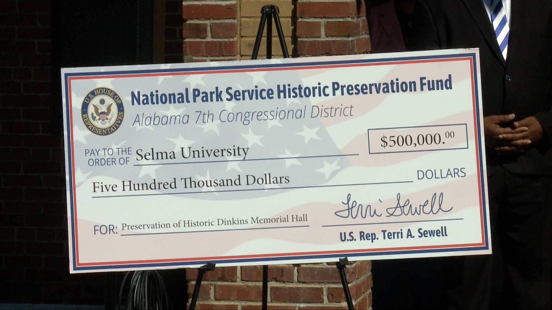 Sewell Announces Historic Preservation Funding in Selma WAKA 8