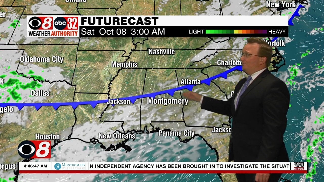 Friday Front Brings Cooler Temps; Still No Signs Of Rain - WAKA 8