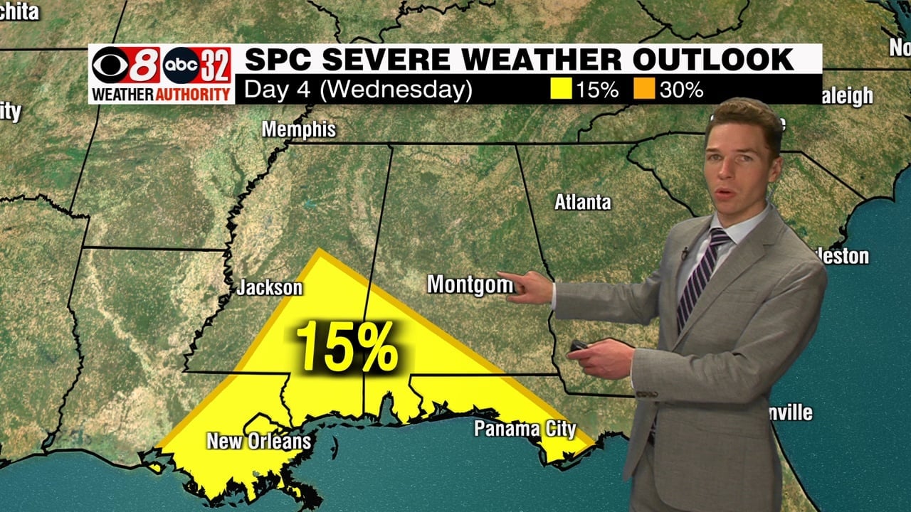 Rain Ends Sunday Night, Clouds Linger Early This Week - WAKA 8