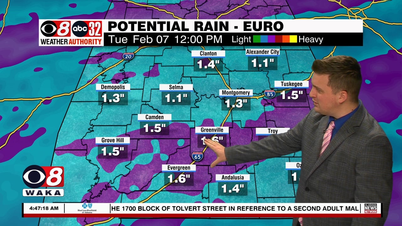 Morning Showers; Isolated Showers This Afternoon WAKA 8