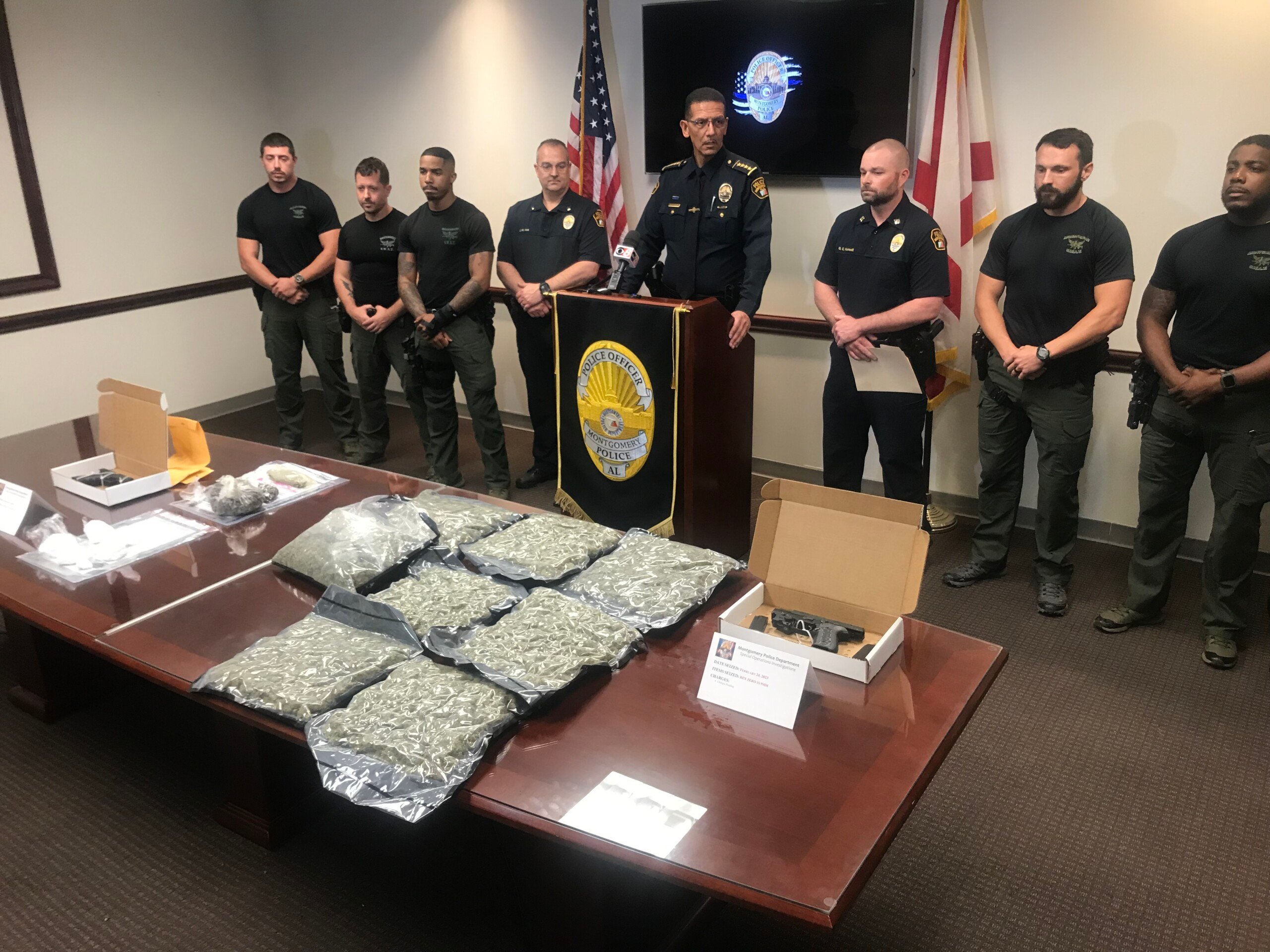 Montgomery Police: Drug Bust Nets Marijuana, Fentanyl, Stolen Gun - WAKA 8