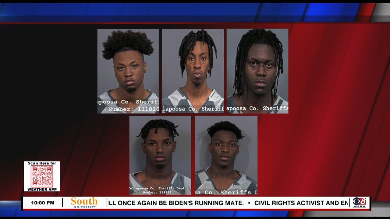 Five Of Six Suspects In Dadeville Mass Shooting Appear In Court - WAKA 8