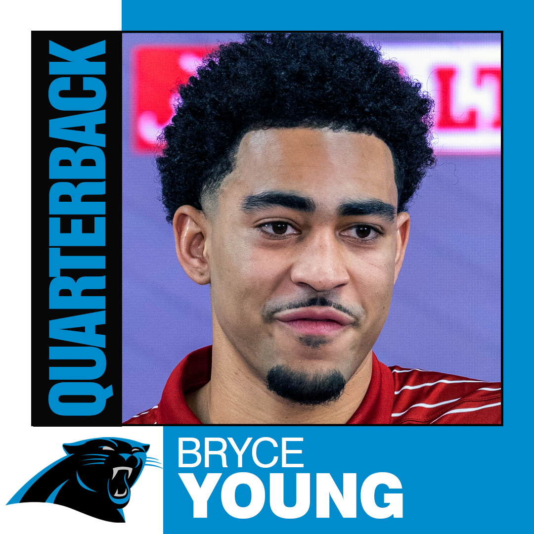 Bryce Young Chosen by the Carolina Panthers as the No. 1 Pick in the