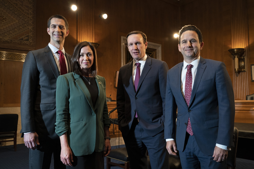 Tom Cotton, Christopher Murphy, Katie Britt, Brian Schatz