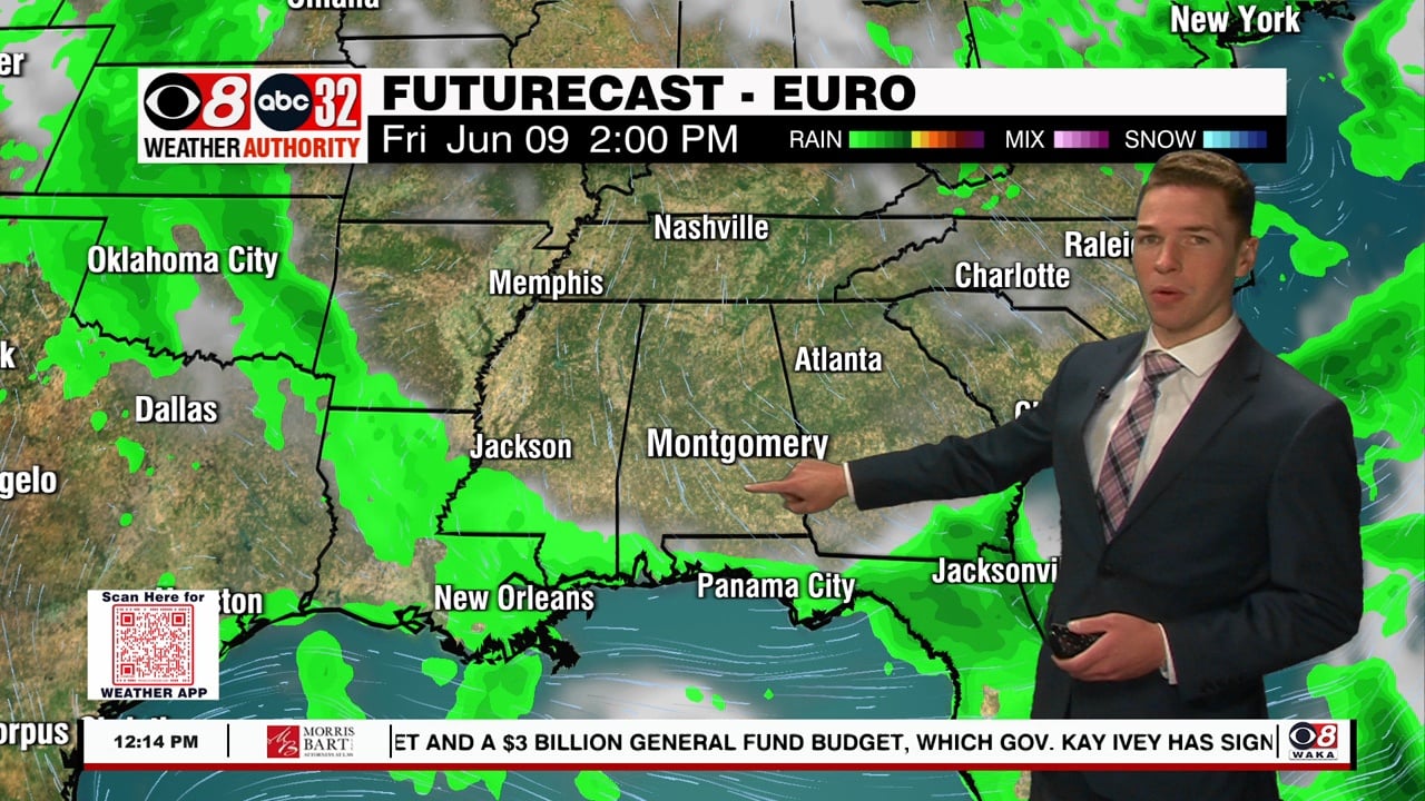 Hot And Humid With Daytime Storms Through Wednesday - WAKA 8