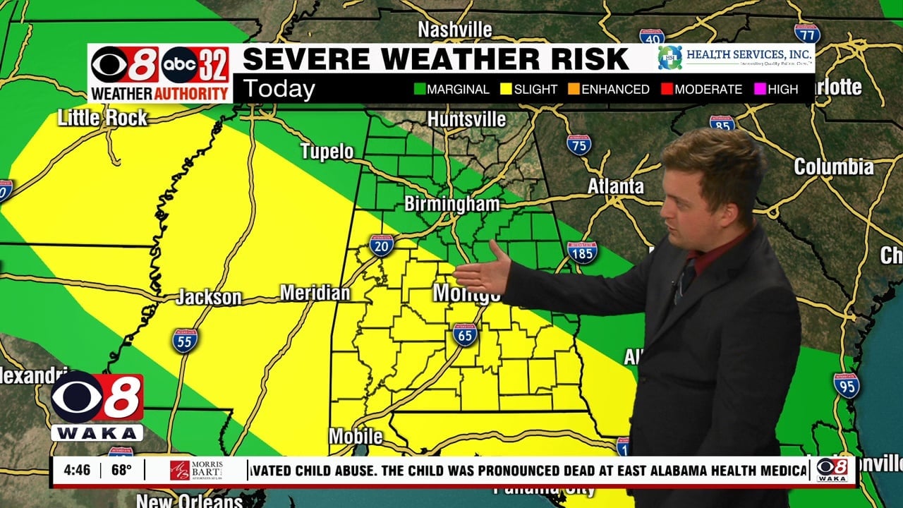 Strong to severe storms possible over the weekend - WAKA 8