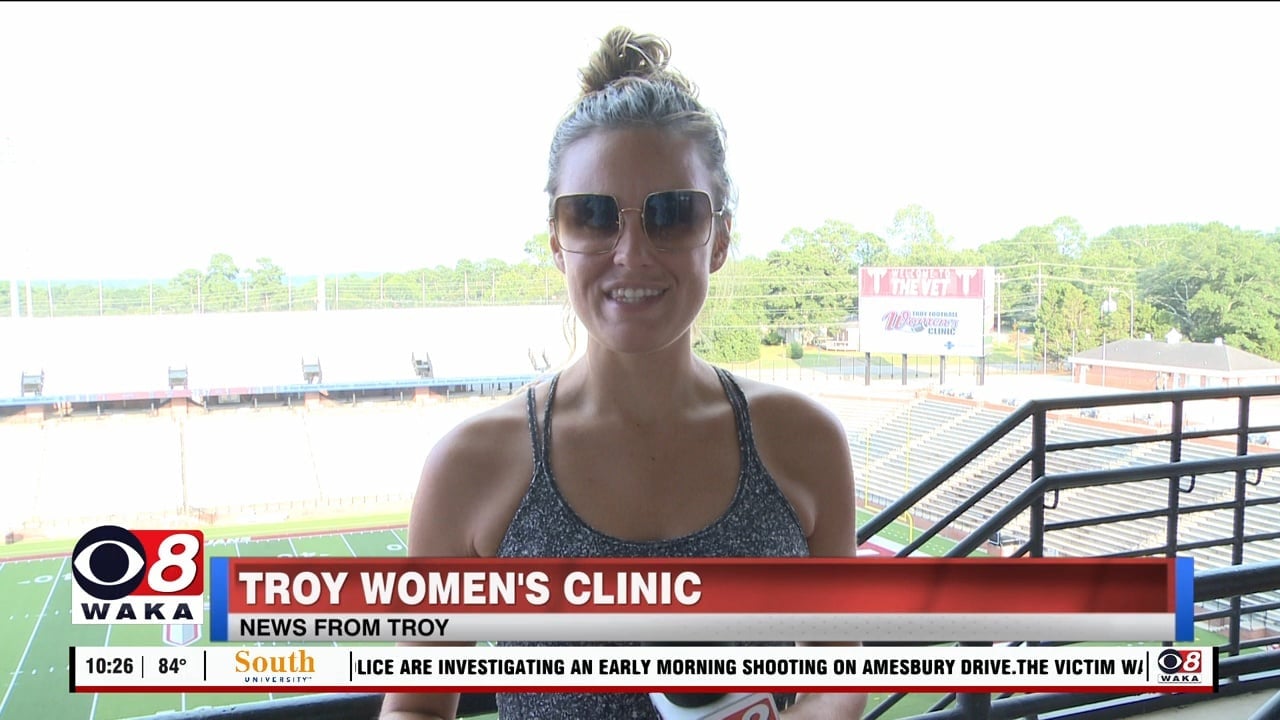 Women's football clinic held at Troy University WAKA 8