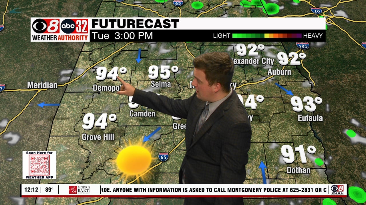 Temps On The Rise But Rain Chances Remain Low Waka 8