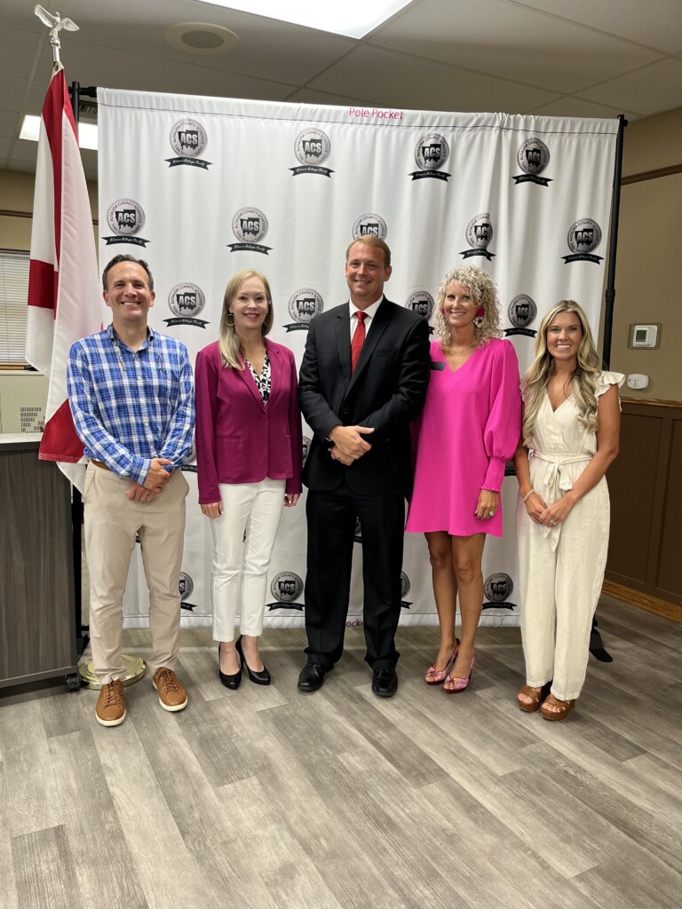 Superintendent Woodfin With Acboe Members