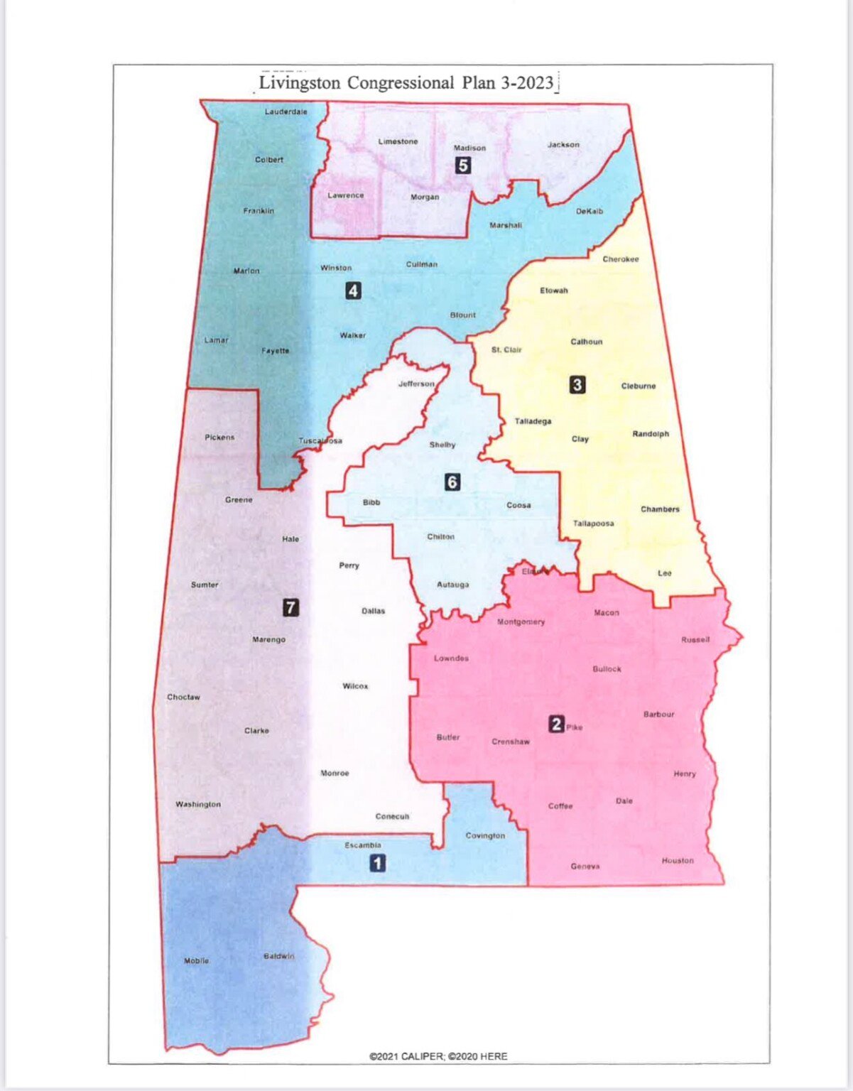UPDATE Alabama lawmakers approve new congressional district map WAKA 8