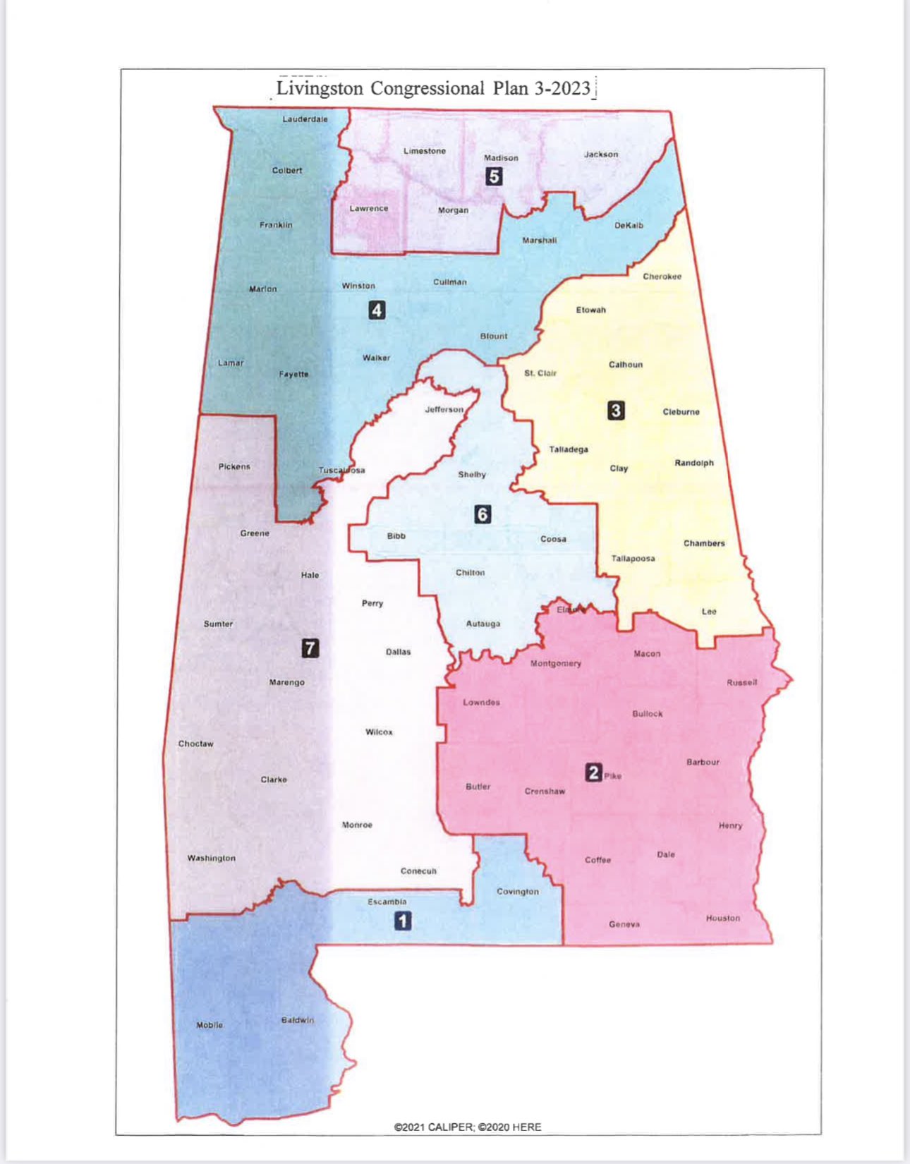UPDATE Alabama lawmakers approve new congressional district map WAKA 8