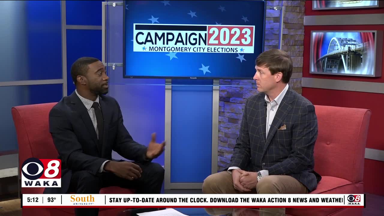 MONTGOMERY CITY ELECTIONS Mayoral candidate Barrett Gilbreath WAKA 8