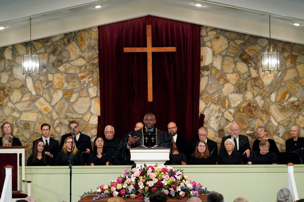 Funeral Held For Former First Lady Rosalynn Carter In Plains, Georgia ...