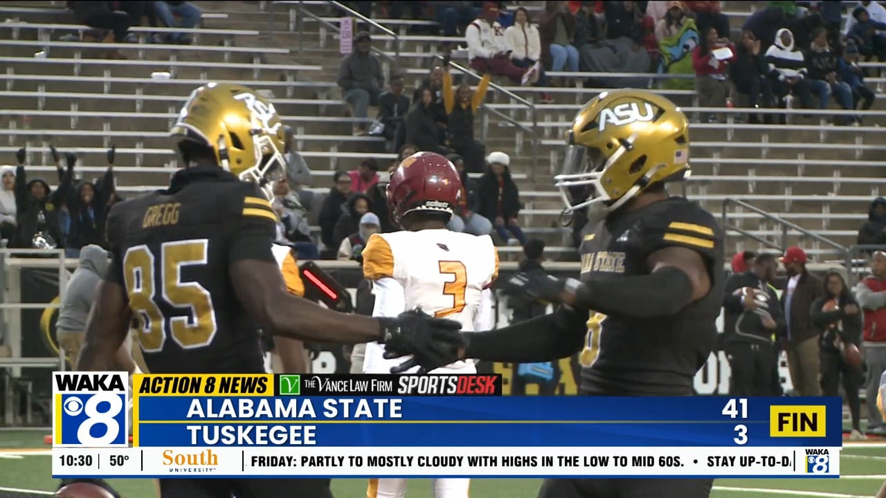 Turkey Day Classic Mcginns Kickoff Return Stewarts 3 Td Passes Help Alabama State Beat 