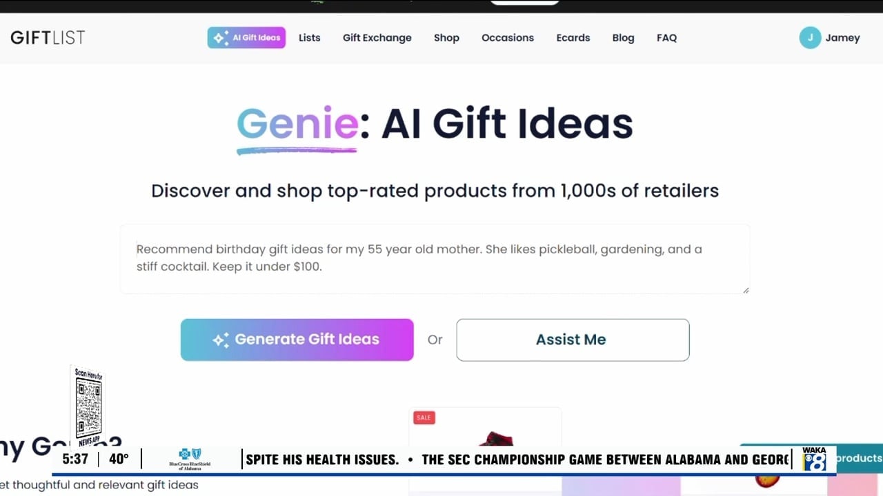 What the Tech App of the Day: Gift Genie - WAKA 8