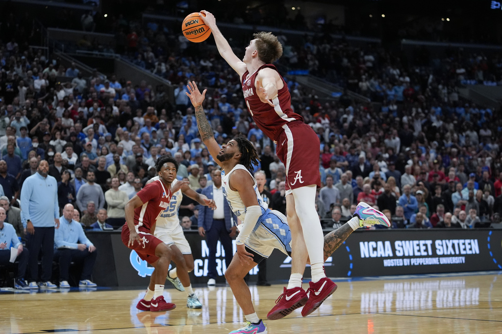 Ncaa Alabama North Carolina Basketball