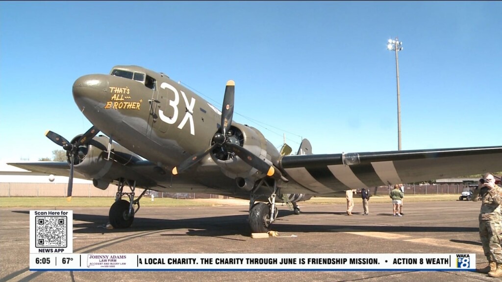 Historic Wwii C 47a Aircraft Named "that's All, Brother" Showcased At Maxwell Air Force Base's Beyond The Horizon Air And Space Show
