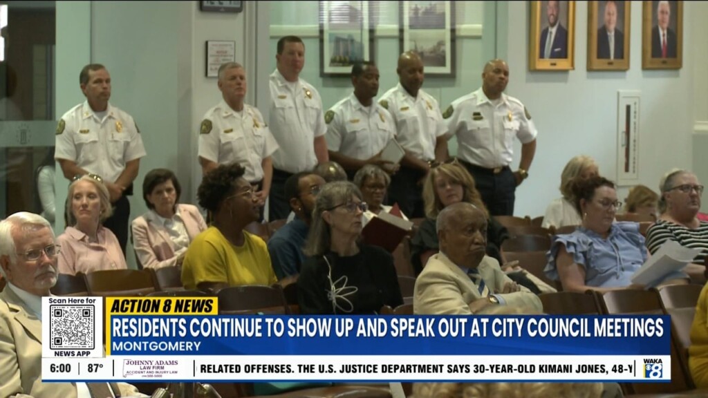 Montgomery Citizens Show Up And Speak Out About Crime At Daytime City Council Meeting