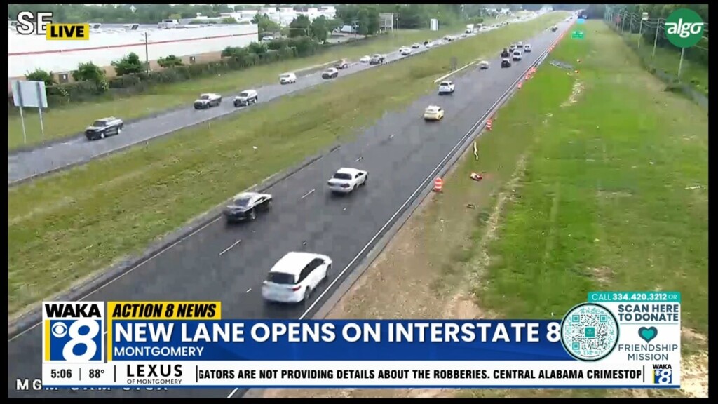 New Lane On Interstate 85 061324