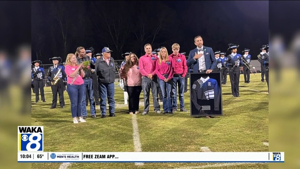 Reeltown High School Student's Make A Wish Request Honored At Friday Night Football Game