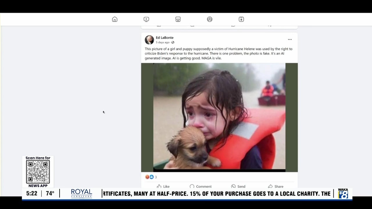 What the Tech: Experts say photo widely shared on social media is