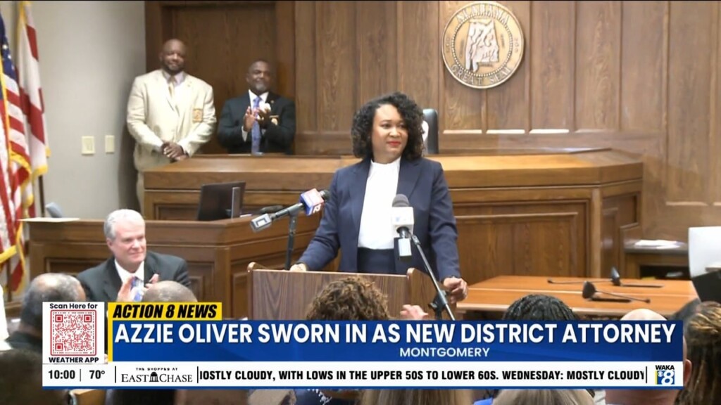 Azzie Oliver Sworn In As Montgomery County's First African American District Attorney
