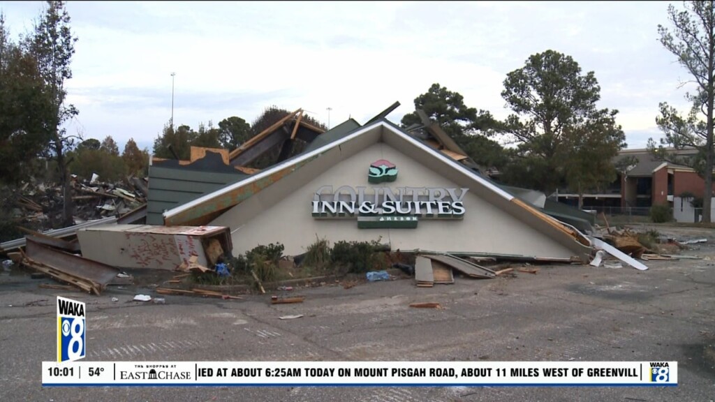 Abandoned Country Inn And Suites On Carmichael Road Demolished After Tuesday Night Fire
