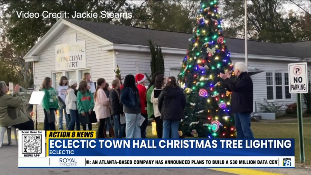 Eclectic Christmas Tree Lighting