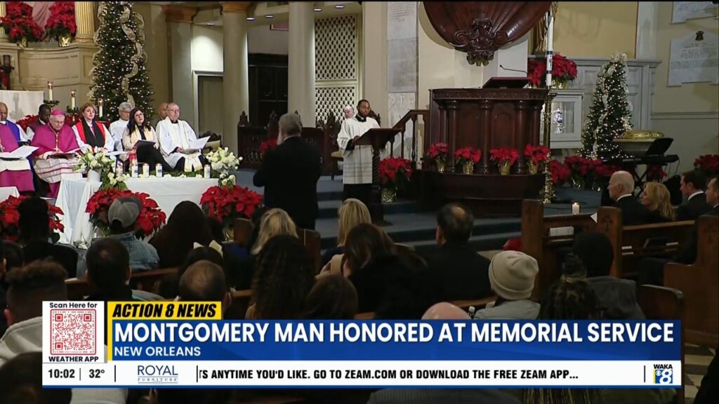 New Year's Day Terror Attack Victim Drew Dauphin Is Remembered Along With 13 Others At A Service Attended By President Biden In New Orleans