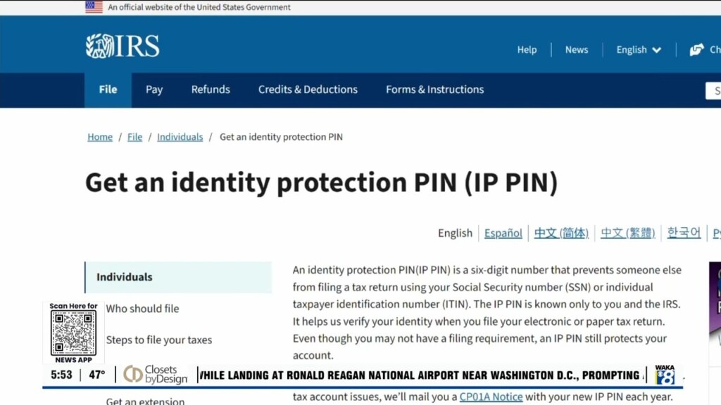Wtt Irs Identity Pin 013025
