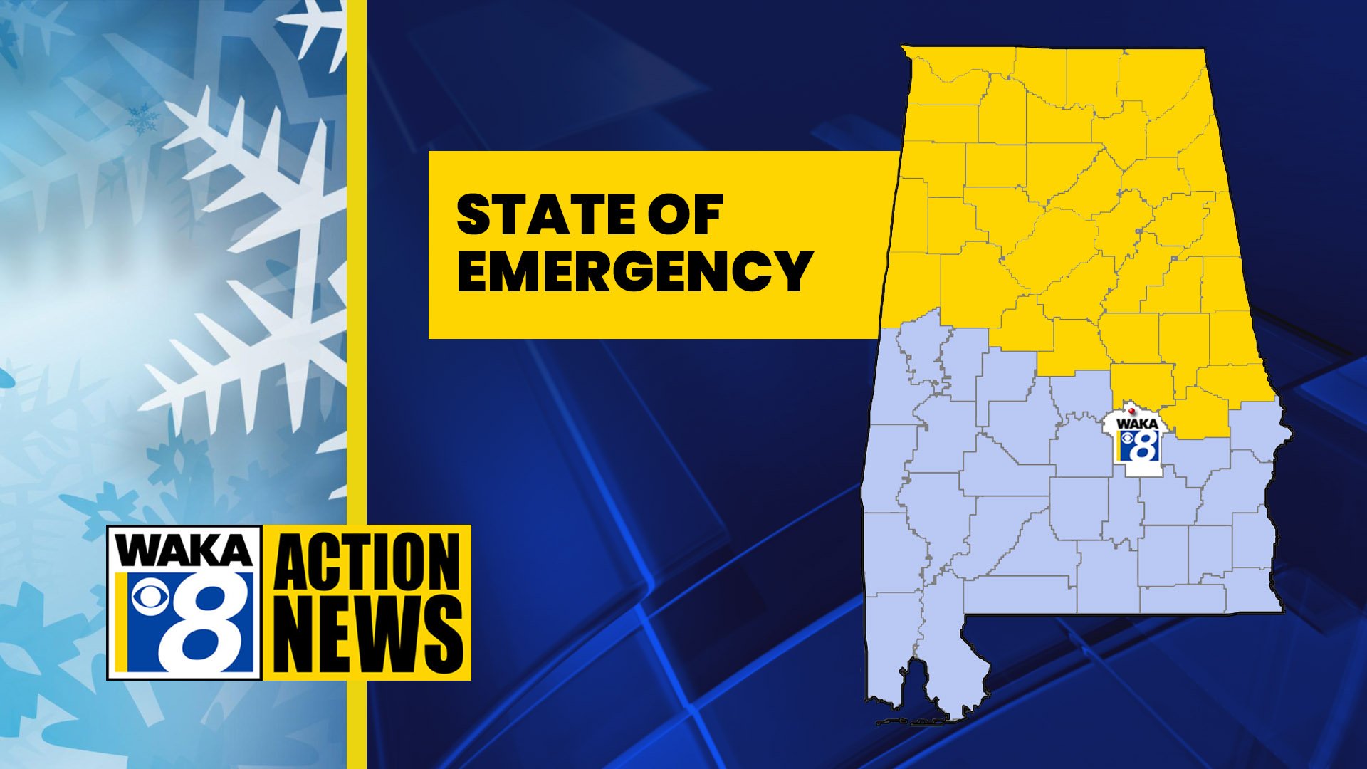 State of emergency issued for some alabama counties due to winter