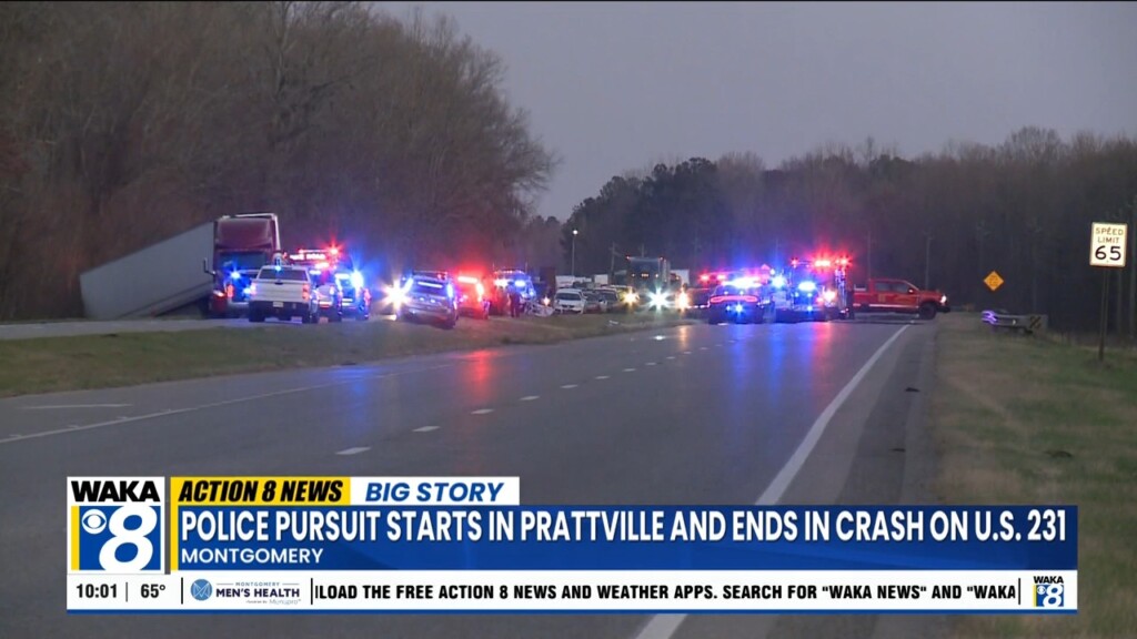 Prattville Police Chase Ends In Crash, Injuring Two In Montgomery County