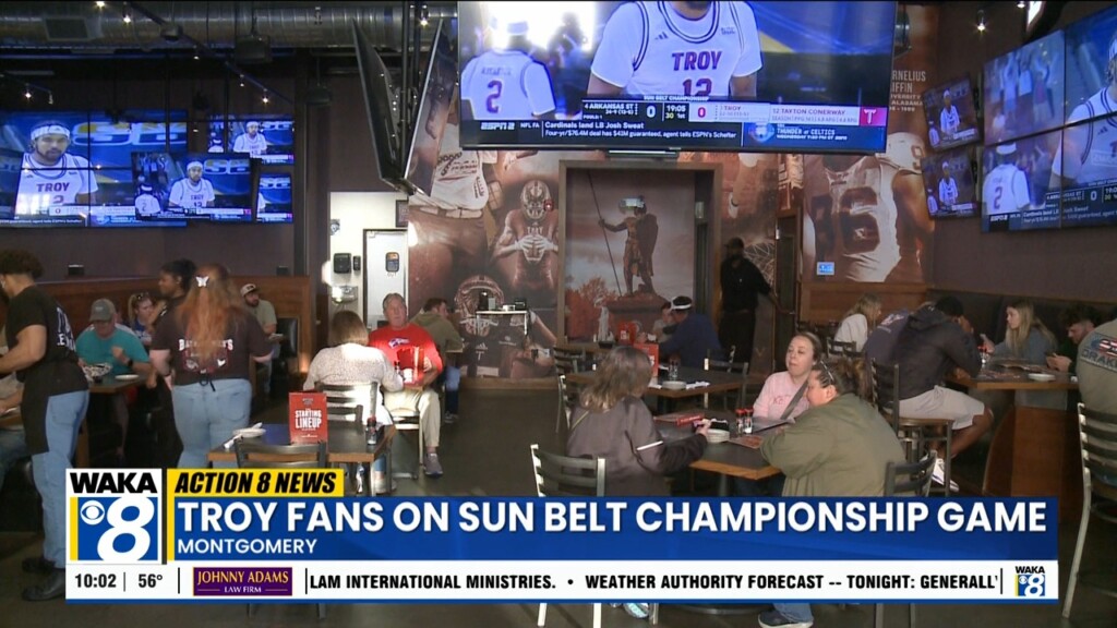 Fans Cheer On Troy As They Secure A Spot In The Ncaa Tournament