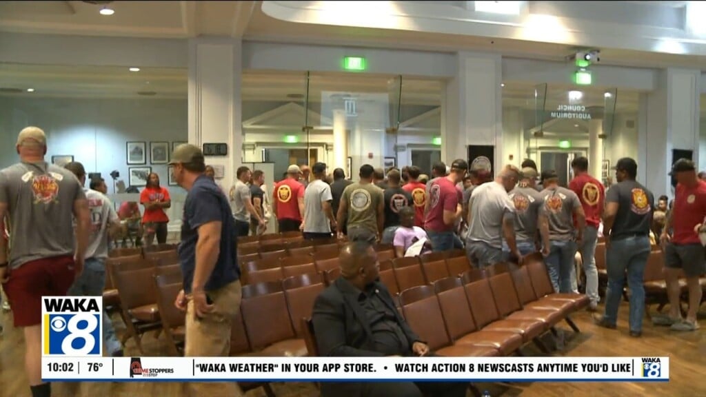 Dozens Of Montgomery Firefighters Stand Up And Leave City Hall After 10% Raise Was Not Added To Fy 2026 Budget