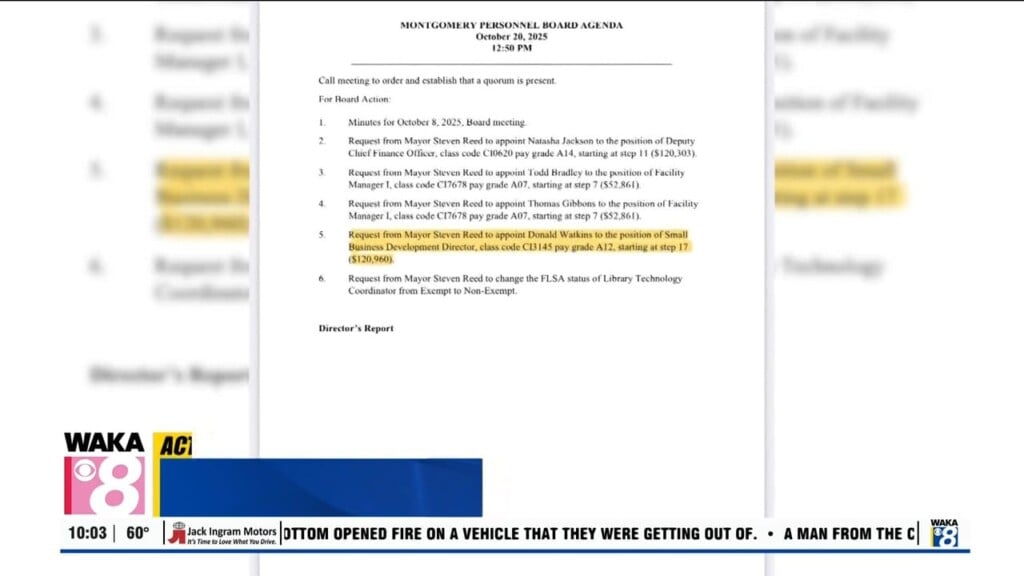 Mayor Steven Reed Requests Approval To Appoint Man Convicted Of Fraud And Conspiracy As Director Of Small Business Development For The City Of Montgomery