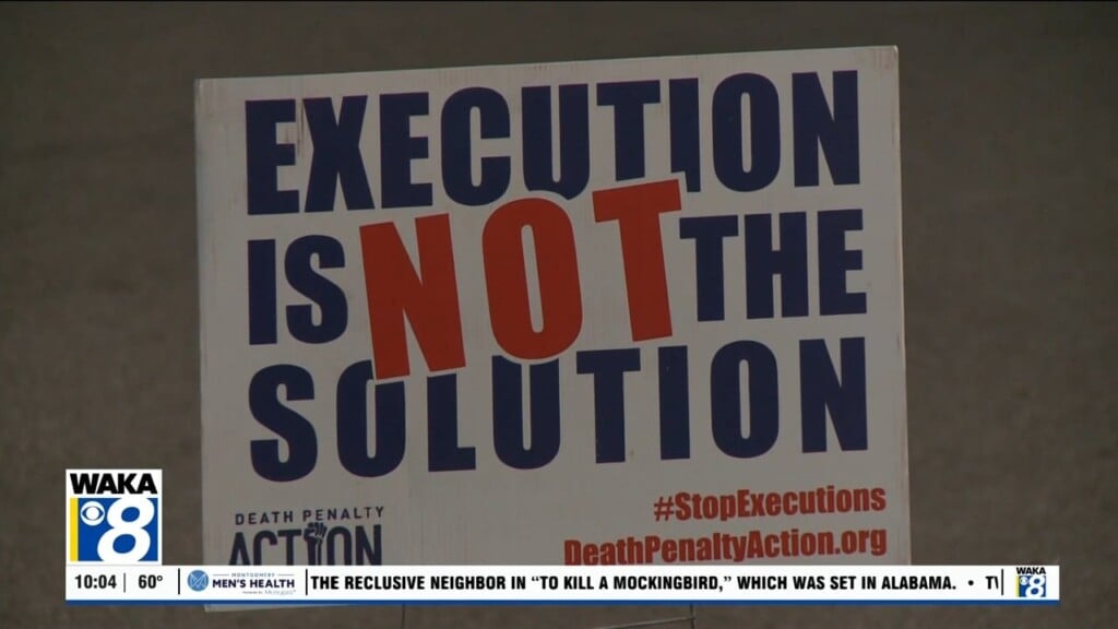 Vigil For Man On Death Row Held At The Governor's Mansion