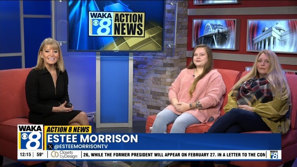 Jennifer Talley And Linda Sue Spencer Talk To Action 8's Estee Morrison About The Montgomery Art Guild Members' Show Opening Sunday, February 8.