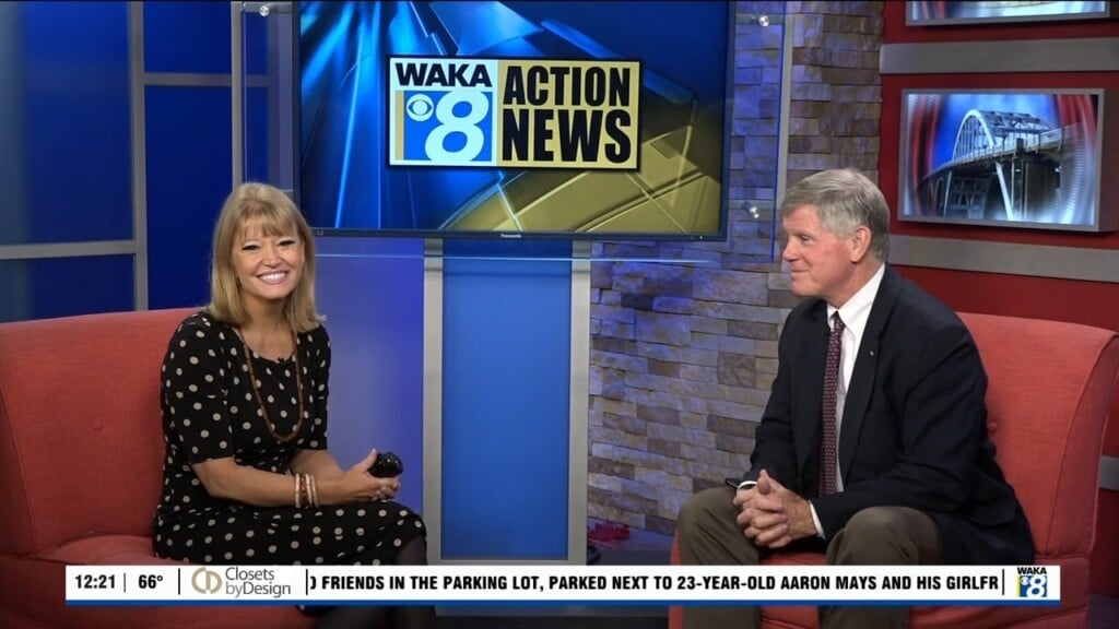 Action 8's Estee Morrison Spoke To The Executive Director Of The Higher Education Partnership Gordon Stone About Higher Education Day In Downtown Montgomery.