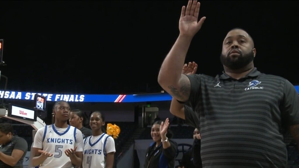 Montgomery Catholic Basketball Girls Semi Finals