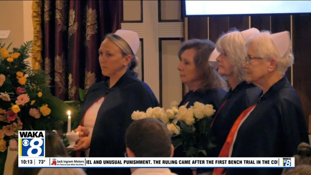 Nightingale Tribute Ceremony By Central Alabama Nurses Honor Guard Remembers Nurses’ Lifelong Service.