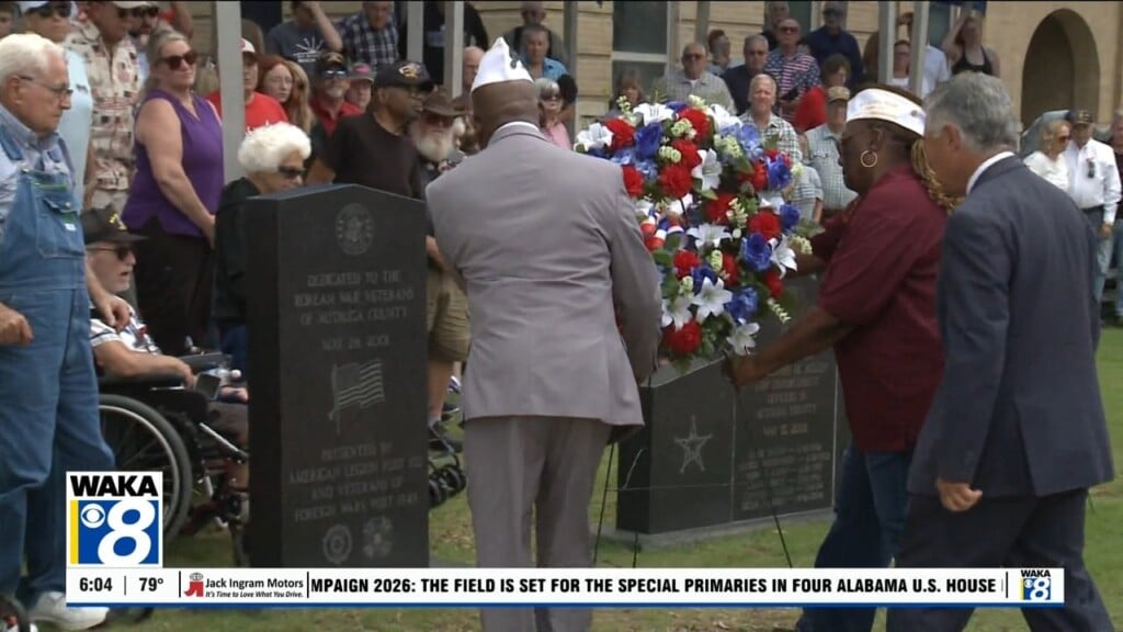 Wreath Laying And The Playing Of Taps Were Highlights At Prattville's Memorial Day Remembrance Ceremony.