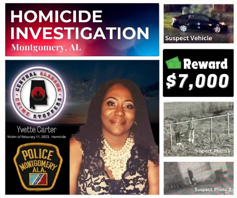 Yvette Carter Reward Increase